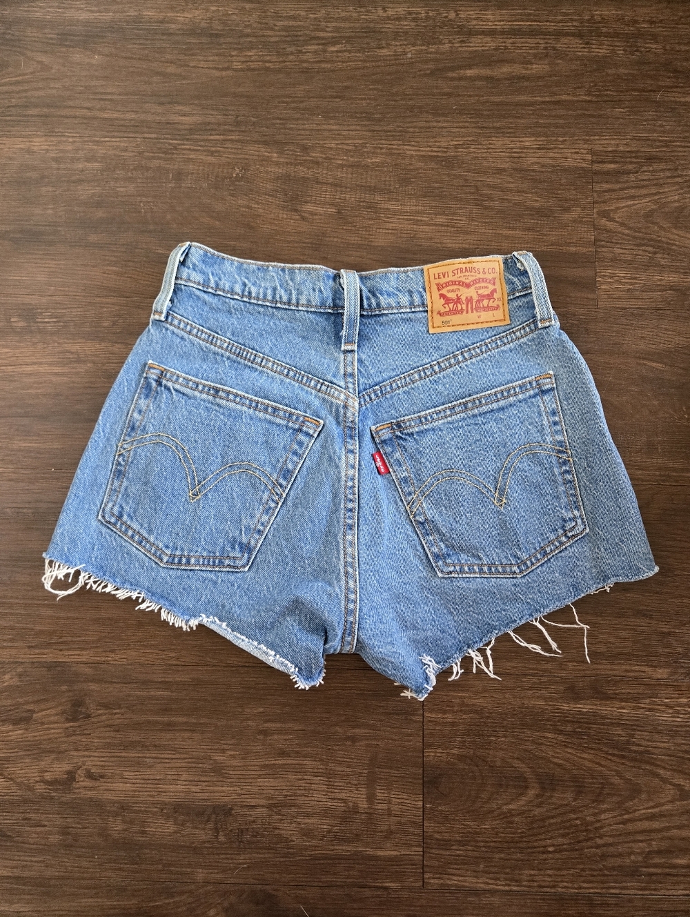 Levi's 501 Cutoff Denim Shorts 24